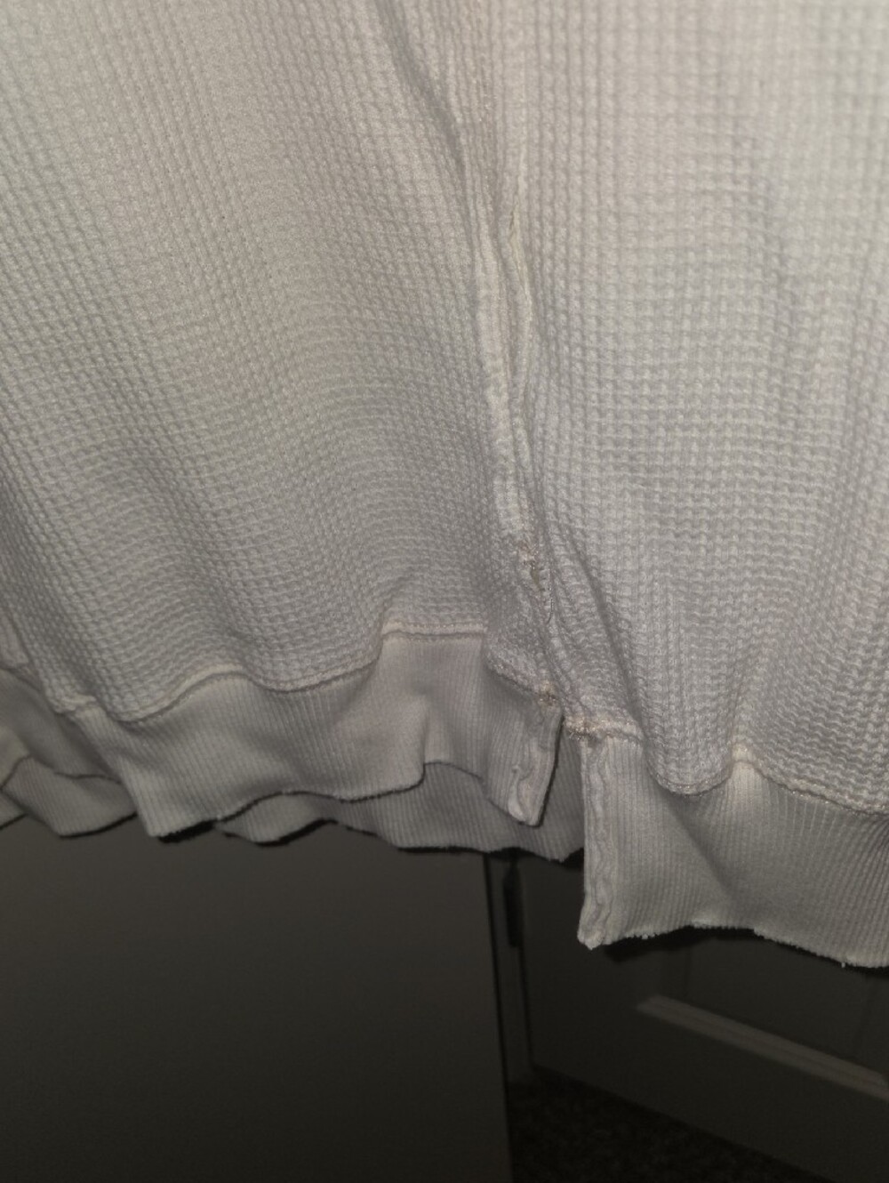 American Eagle Outfitters Cream Waffle-Knit Pullover - Picture 5 of 5